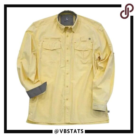 Pelican Coast Clothing Company PERFORMANCE FISHING LONG SLEEVE - SUN/YELLOW XL - Picture 1 of 8